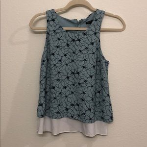 Floral banana republic top